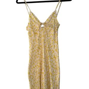 Billabong Yellow and Pink Floral Top